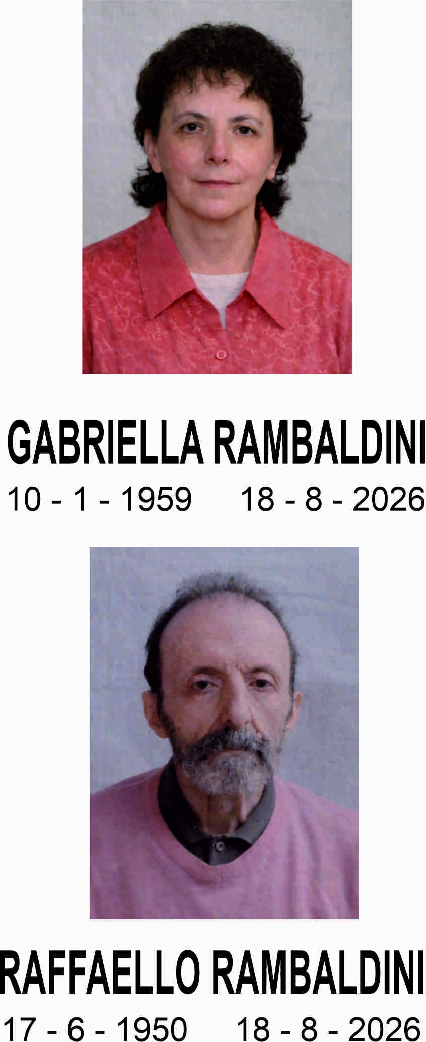 Gabriella e Raffaello Rambaldini